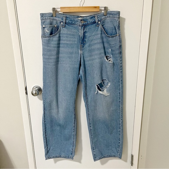 Levis Baggy Dad Jean Blue size 14W - Picture 6 of 15